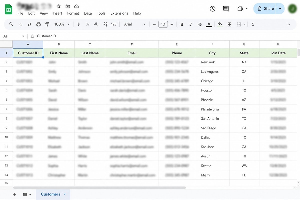 Data Entry Sample #1 — original Google Drive preview