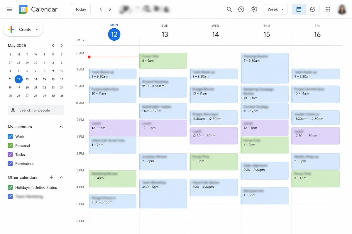 Calendar Management Sample #1 — original Google Drive preview